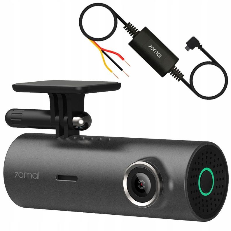 Cámara para Auto Dash cam WiFi 1296P WDR 70mai M300 + Kit de cableado