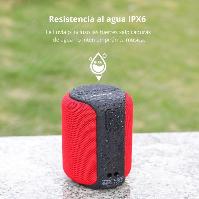 Parlante Bluetooth 15W Tronsmart Element T6 Mini - Rojo-4