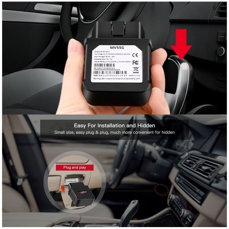 Rastreador GPS 4G MV55G 4G OBD2 + Configuración + Sim-7