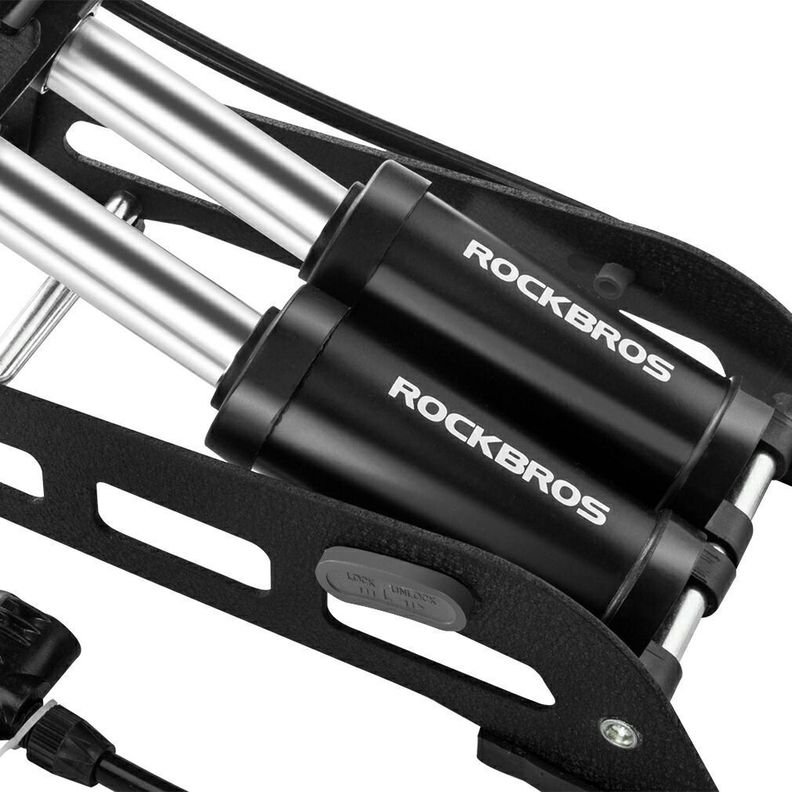 Bombin de Pie doble cilindro ciclismo Rockbros FP4411-1