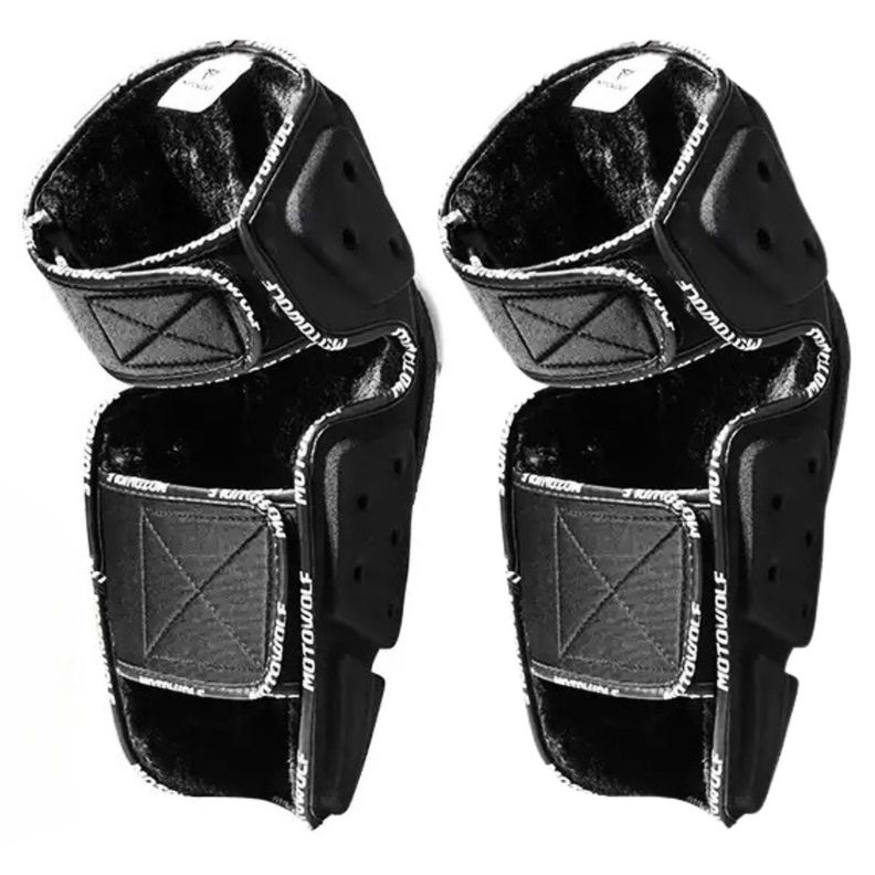 Rodilleras para motociclismo de  Fibra Carbono MotoWolf 1019-2