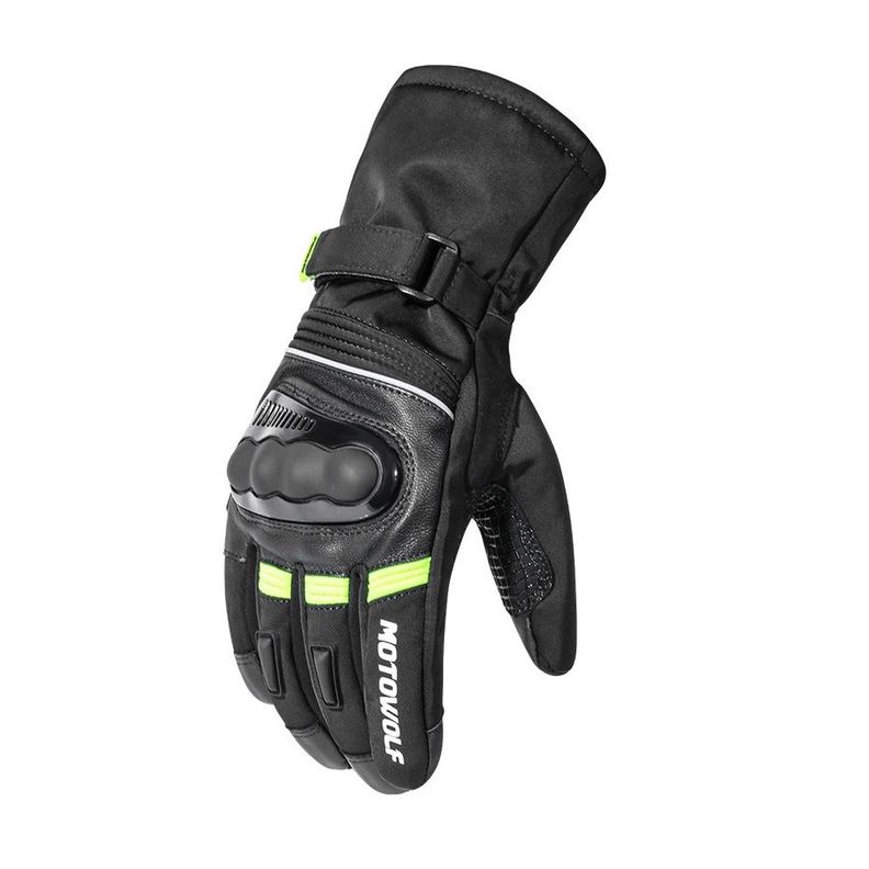 Guantes para motociclismo de Invierno Motowolf MDL0318 - Gris