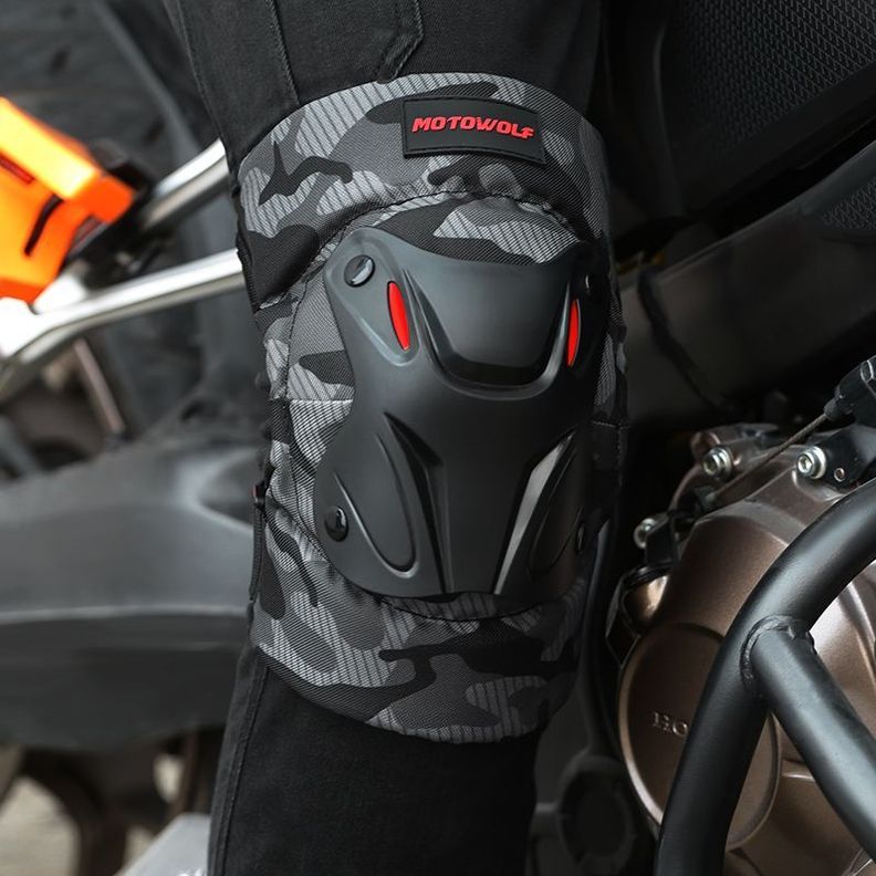 Rodilleras para motociclismo Motowolf 1010 Camuflaje - corta-3