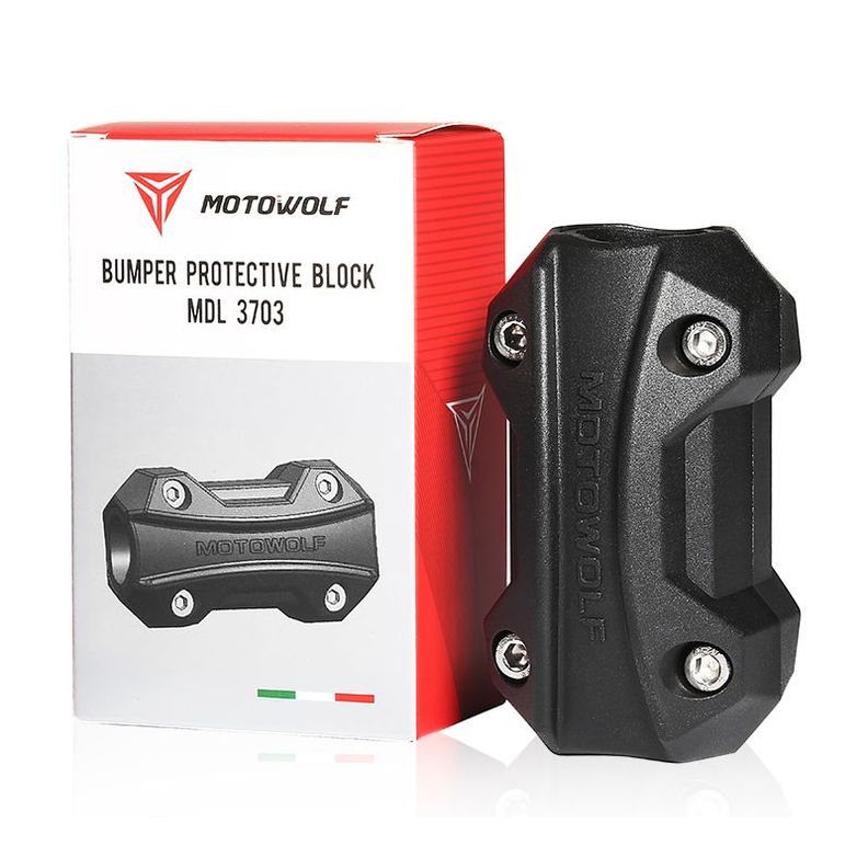 Protector Parachoques Deslizador De Barra Motowolf 3703-7