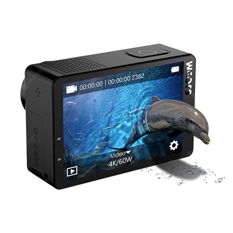 Pack Cámara Deportiva SJCAM SJ8 PRO 4K 60FPS Dual 5G Estabilizador giroscópico 2 Baterias-4