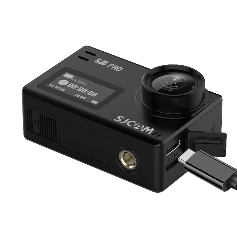Pack Cámara Deportiva SJCAM SJ8 PRO 4K 60FPS Dual 5G Estabilizador giroscópico 2 Baterias-6