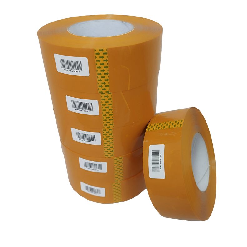 Pack 36 huinchas adhesiva Amarilla 300 Mts 48mm Ancho-2