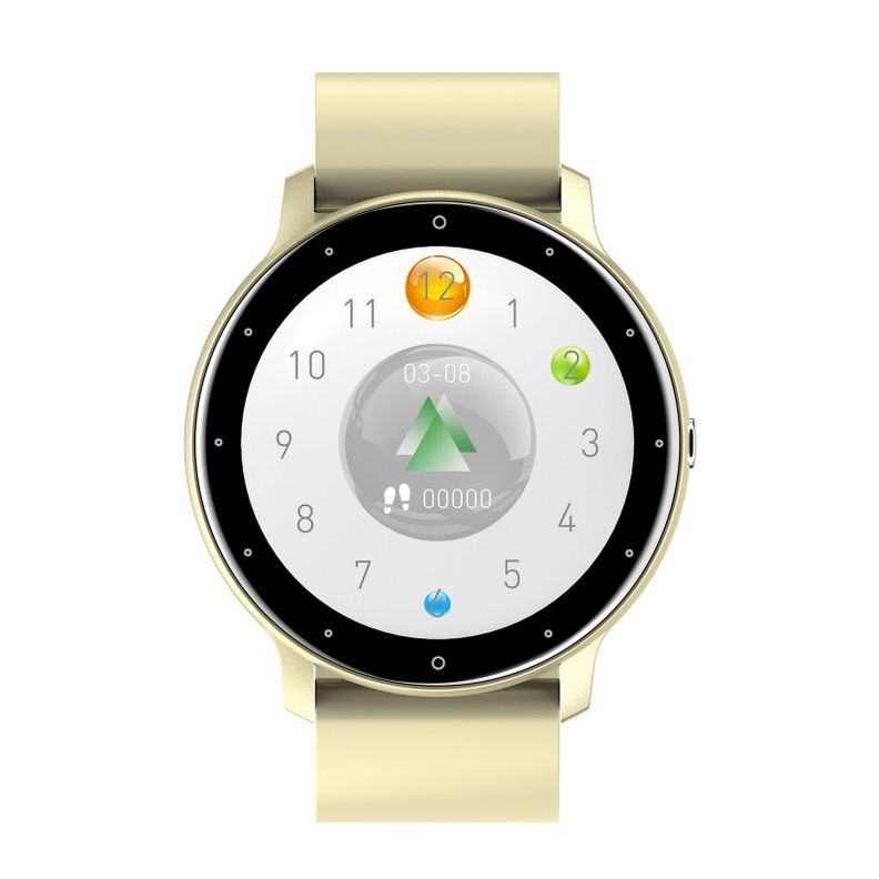 SmartWatch Reloj Inteligente Bluetooth ZL02 Pantalla Full Touch - Beige-1
