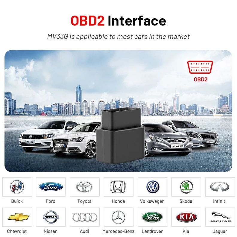 Rastreador GPS 4G MV33G OBD2 GPS tracker-3