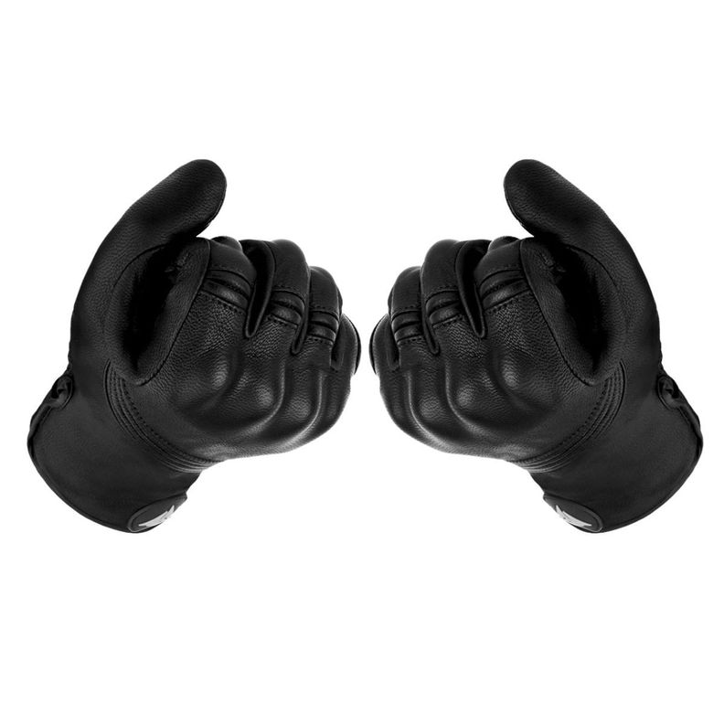 Guantes de Cuero invierno para Motociclismo Motowolf 0303B-3