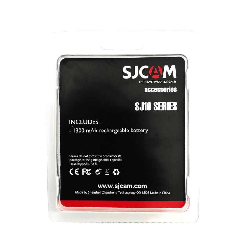 Batería de litio 1300mAh para cámara deportiva SJCAM SJ10 y SJ11 SERIES-6