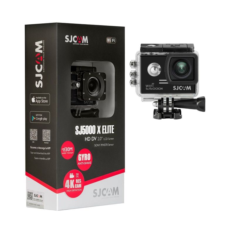 Cámara Deportiva SJCAM SJ5000X 4K WIFI Gyro estabilizador-0
