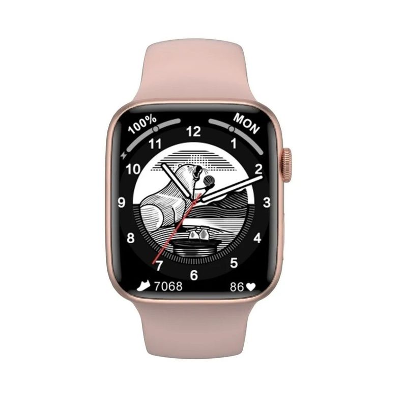 Smartwatch DT NO.1 7 Reloj Inteligente Bluetooth llamadas - rosa-3