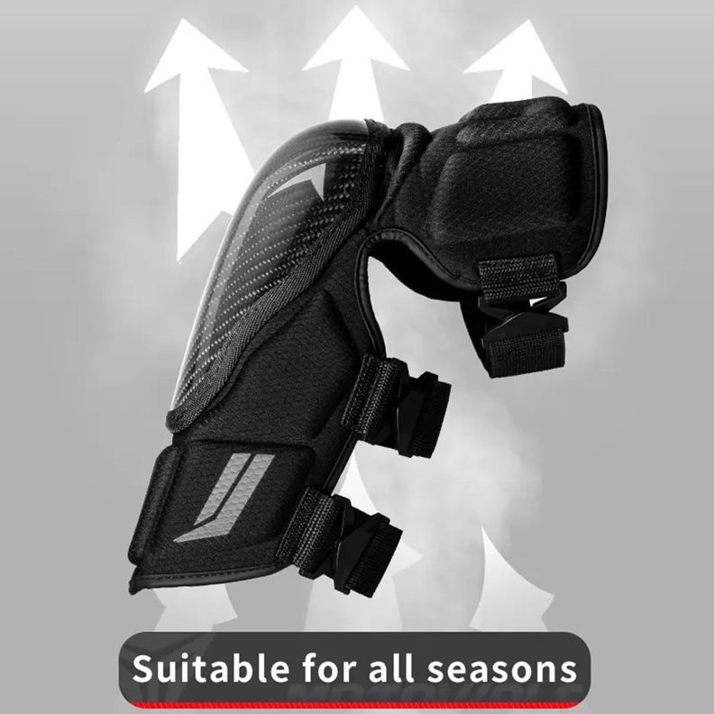 Rodilleras para motociclismo de  Fibra Carbono MotoWolf 1037-7