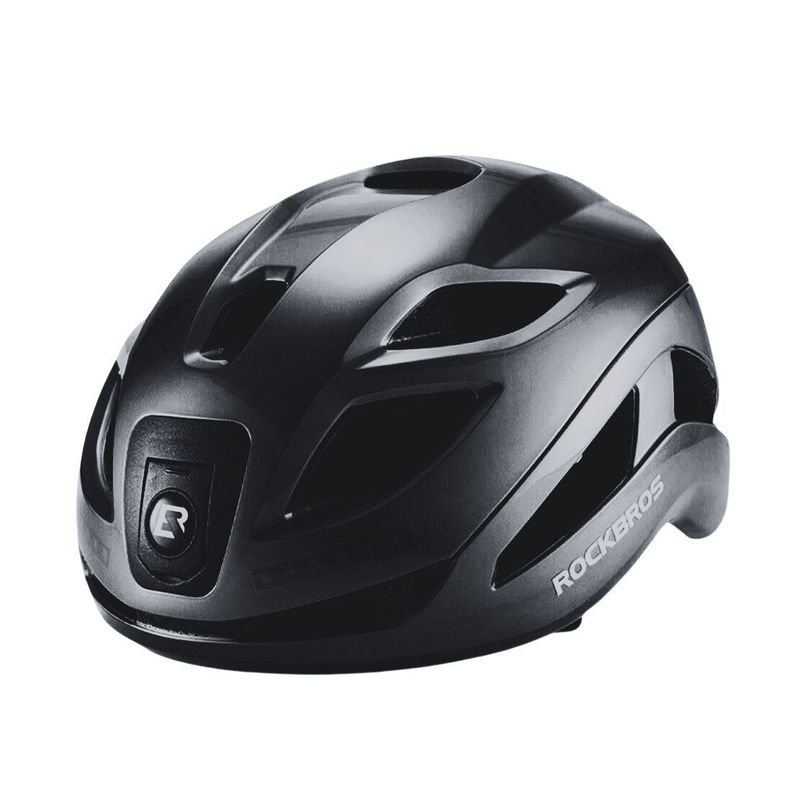 Casco de ciclismo con luces recargable Rockbros ZK-077 - negro-1