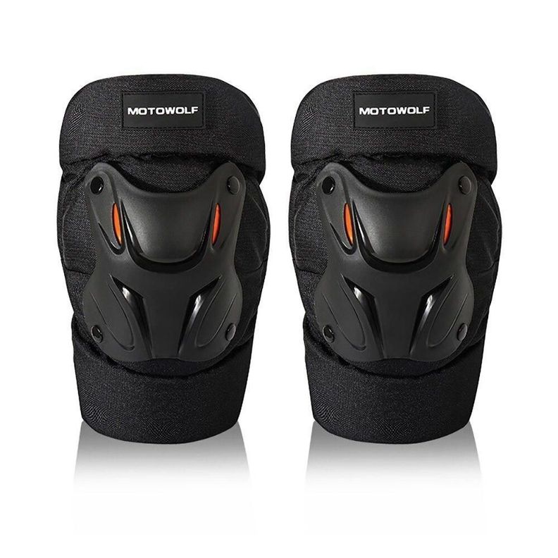 Rodilleras para motociclismo y deportes MotoWolf 1010 - corta-0