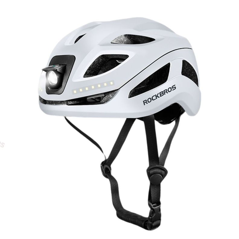 Casco de ciclismo con luces recargable Rockbros ZK-077-1