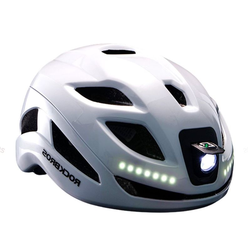 Casco de ciclismo con luces recargable Rockbros ZK-077-2