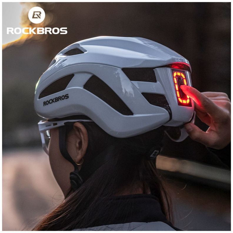 Casco de ciclismo con luces recargable Rockbros ZK-077-5