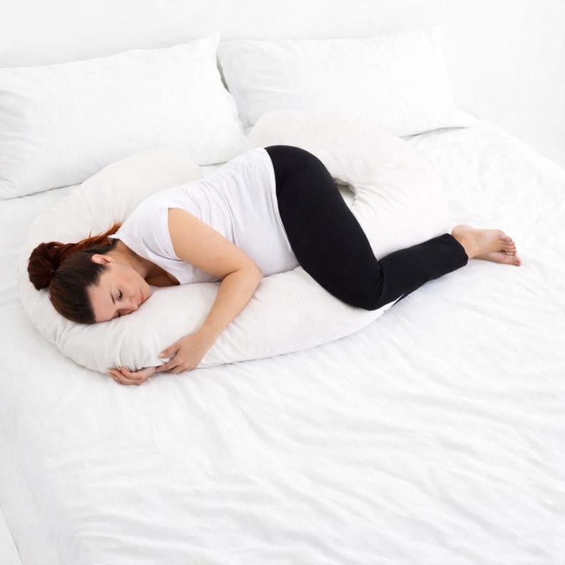 Cojin, almohada maternal y espalda Therabody Blanco 0
