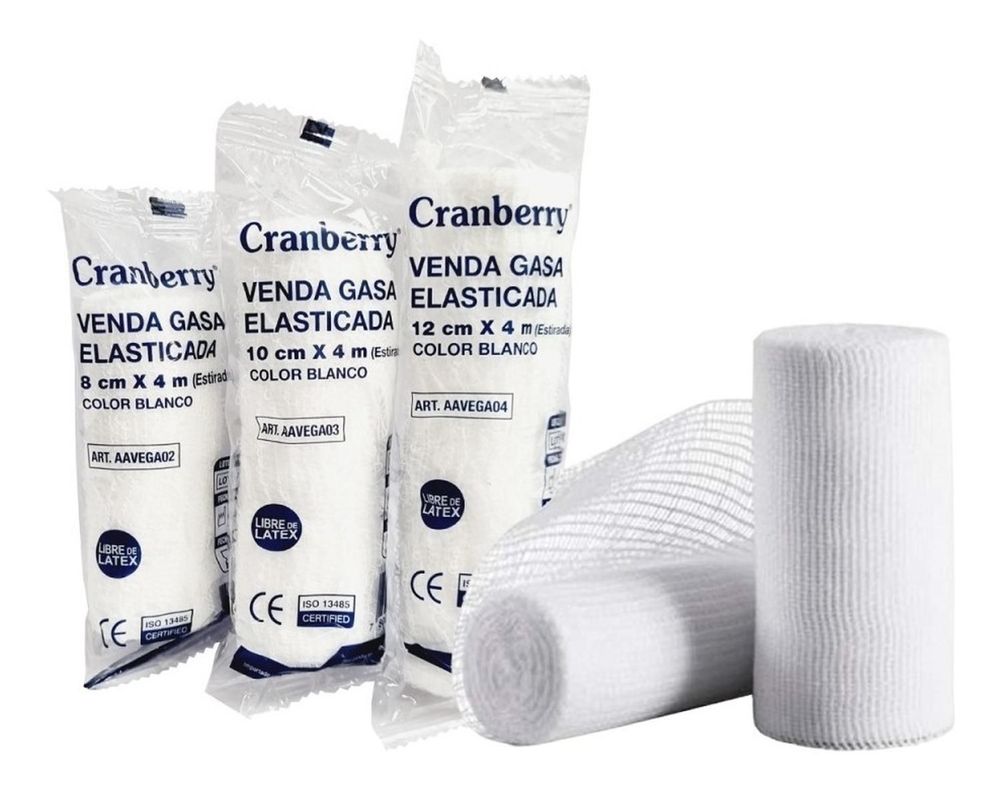 Venda Gasa Elasticada 10 Cm X 4 Mts Caja De 20 Uni-cranberry-0