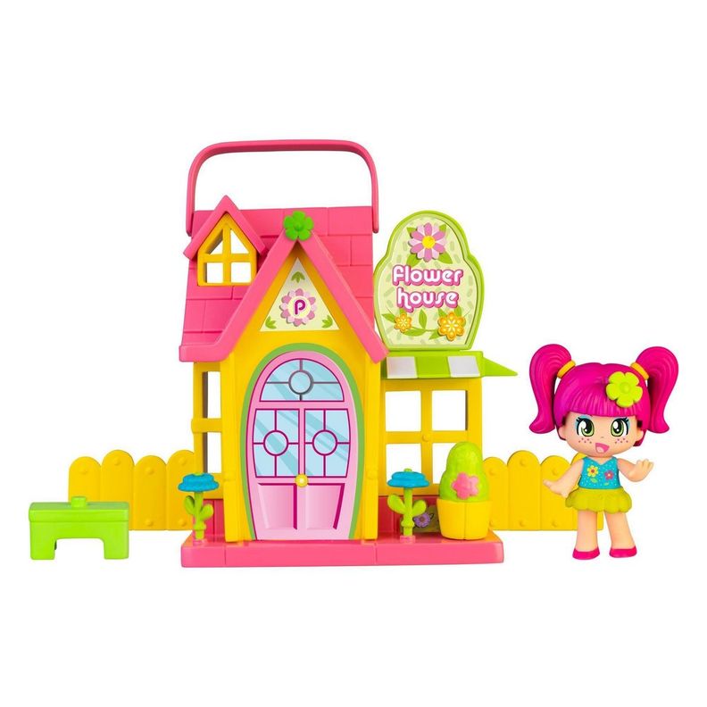 CASITA CON MUÑECA Y ACCESORIOS PINYPON - CASITA ROSADA-1