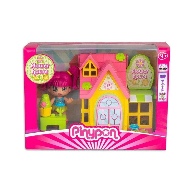 CASITA CON MUÑECA Y ACCESORIOS PINYPON - CASITA ROSADA-2