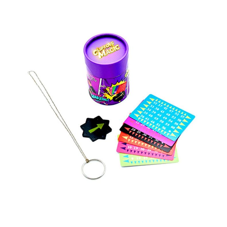 Juego de magia cartas portatil morado