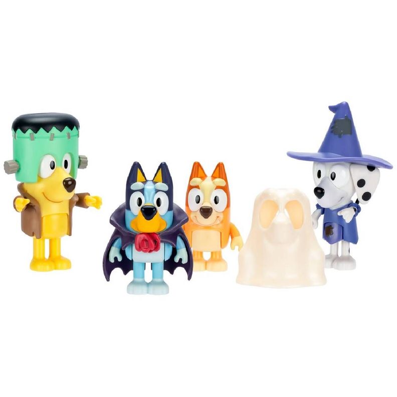 BLUEY SET 4 FIGURAS - FAMILIA HALLOWEEN-2