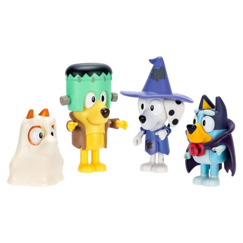 BLUEY SET 4 FIGURAS - FAMILIA HALLOWEEN-3