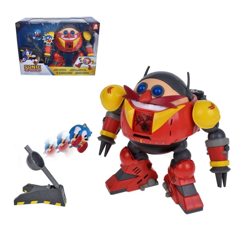 Playset De Combate Robot Eggman Y Sonic-0