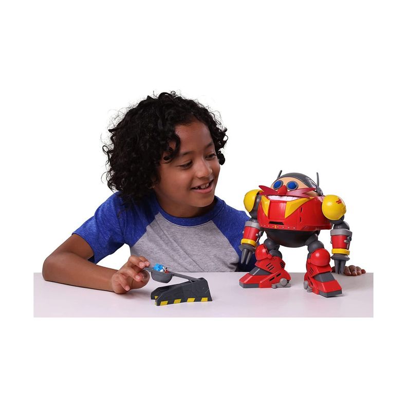 Playset De Combate Robot Eggman Y Sonic-1