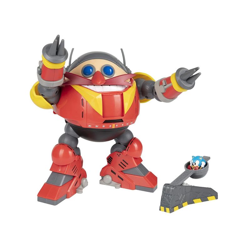 Playset De Combate Robot Eggman Y Sonic-3