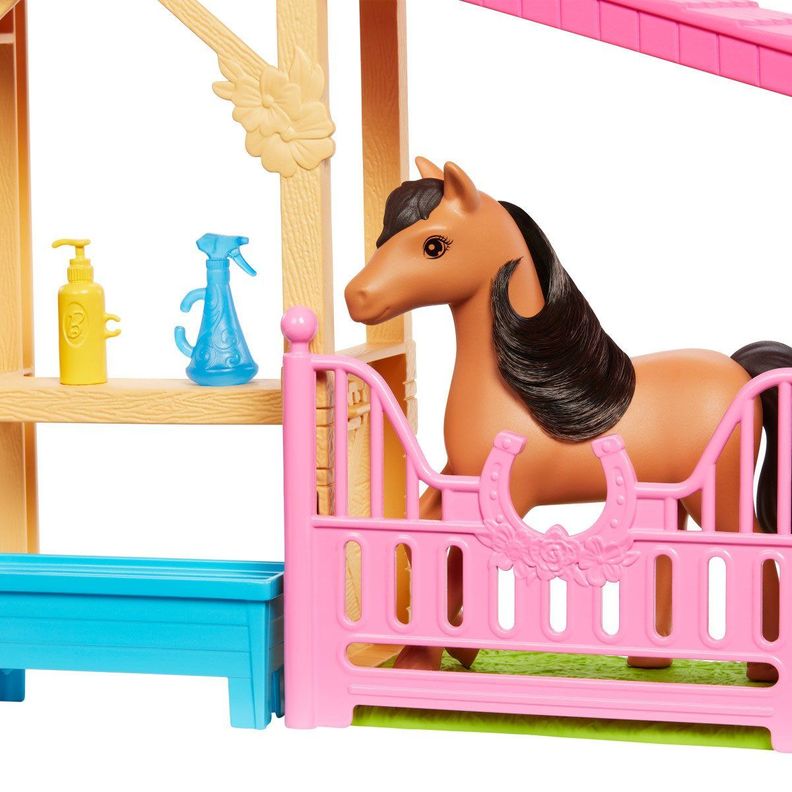 DETECTIVE BARBIE CARRERA DE CABALLOS CUIDADO DE PONYS- RENEE-4