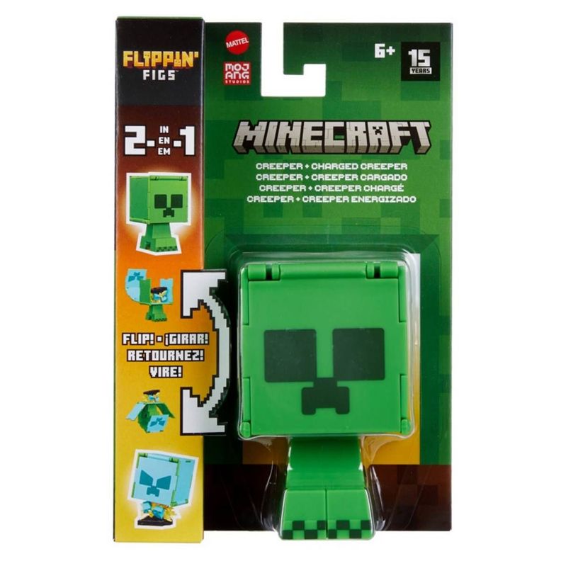 MINECRAFT VANILLA FIGURA DE ACCIÓN FLIPPIN - CREEPER-3