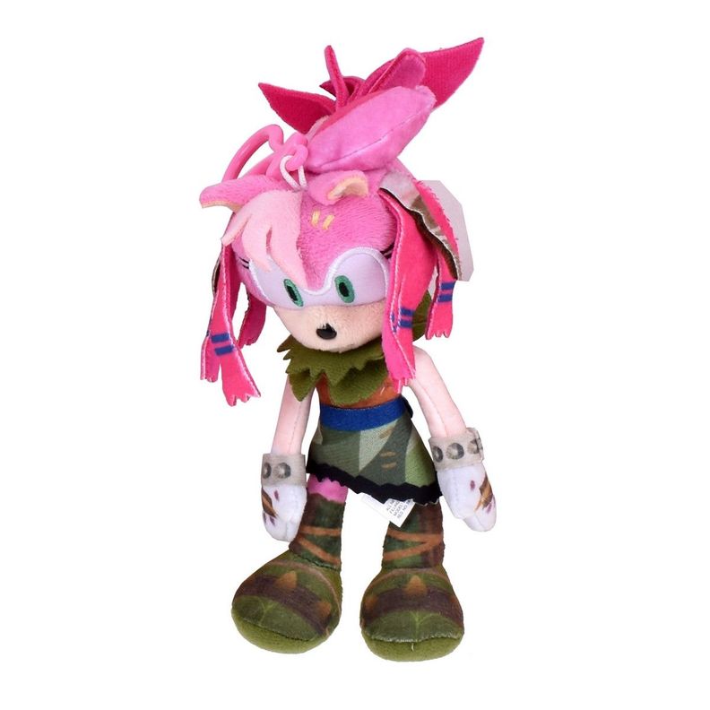 Peluche De 15 Cms Con Clip Para Colgar Sonic - Amy-0