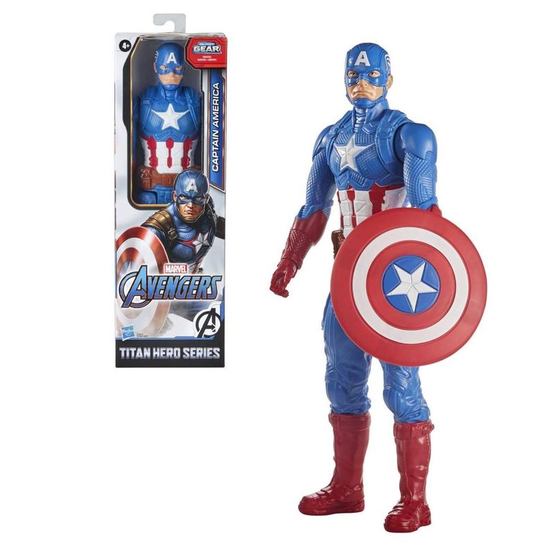Avengers Figuras Titan Hero - Capitan America-0