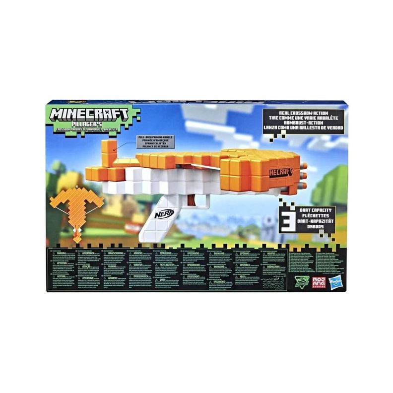 Nerf Minecraft Ballesta De Saqueador-9