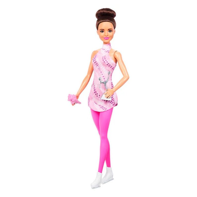 MUÑECA BARBIE PROFESIONALES - PATINADORA ARTÍSTICA-0