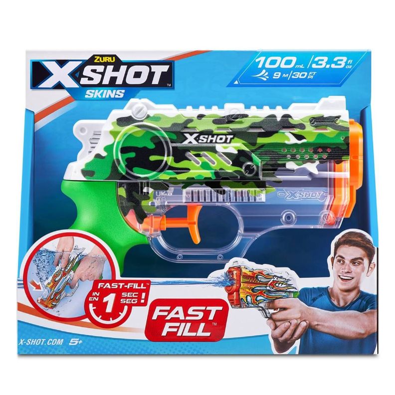 LANZA AGUA NANO SKINS 100ML X-SHOT - JUNGLE CAMO-4