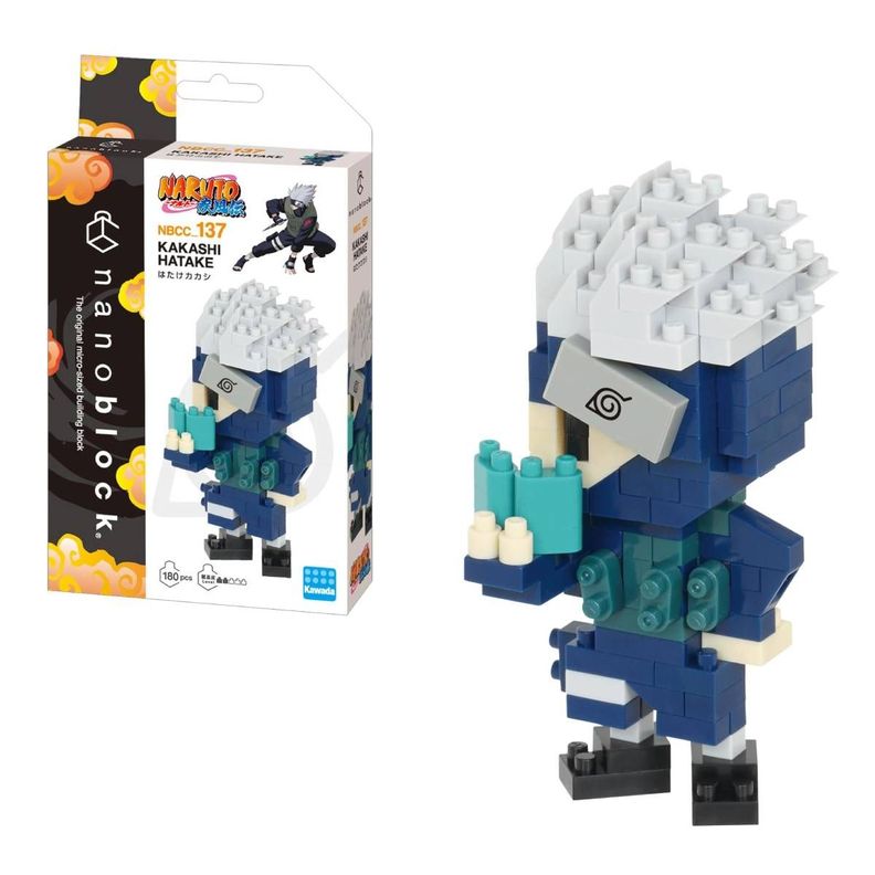 FIGURA NANOBLOCK NARUTO SHIPPUDEN BANDAI - KAKASHI HATAKE-0