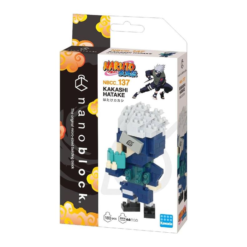 FIGURA NANOBLOCK NARUTO SHIPPUDEN BANDAI - KAKASHI HATAKE-4