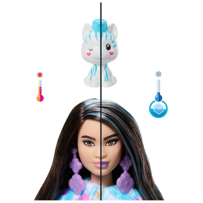BARBIE CUTIE REVEAL COLORES DE ENSUEÑO - DISFRAZ CEBRA-2