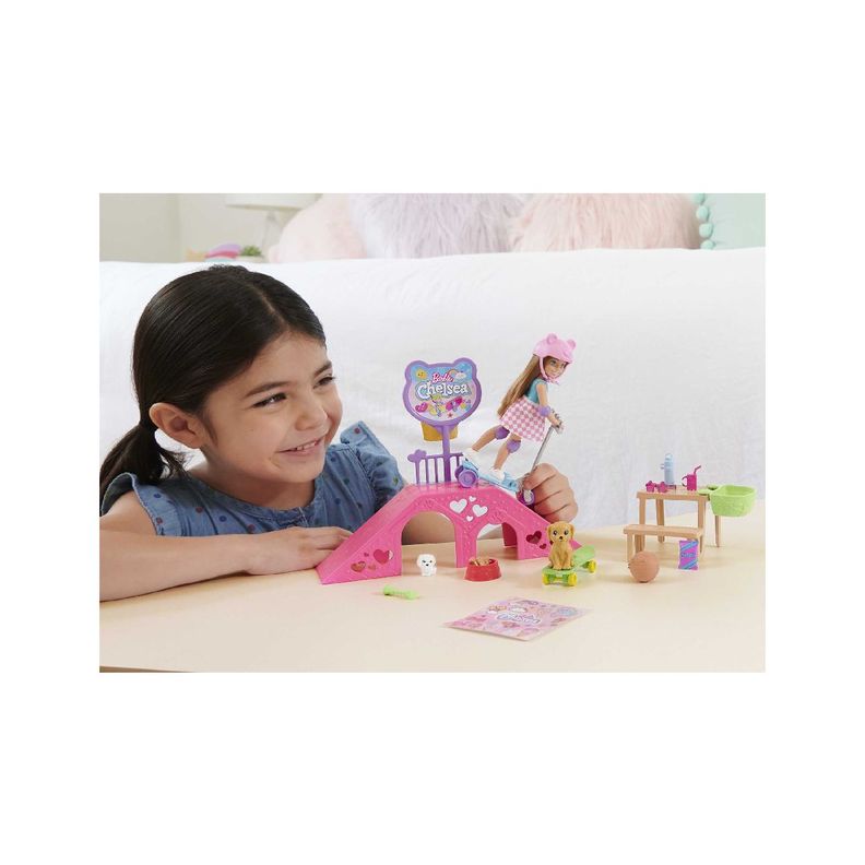Barbie Set De Juego Skipper Pista De Patinaje-1