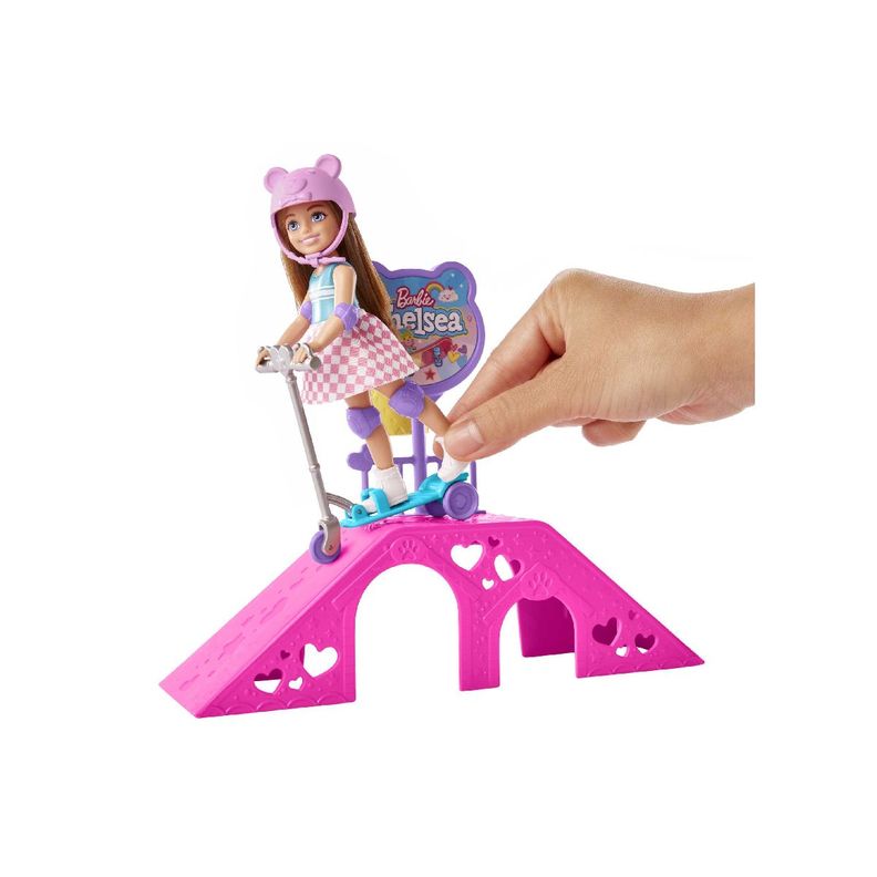 Barbie Set De Juego Skipper Pista De Patinaje-3