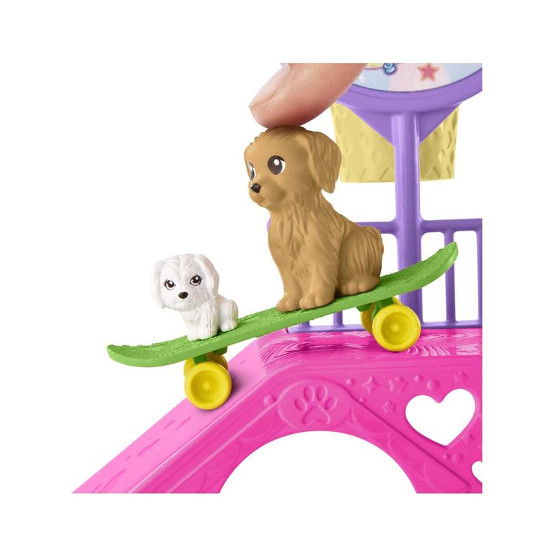 Barbie Set De Juego Skipper Pista De Patinaje-5