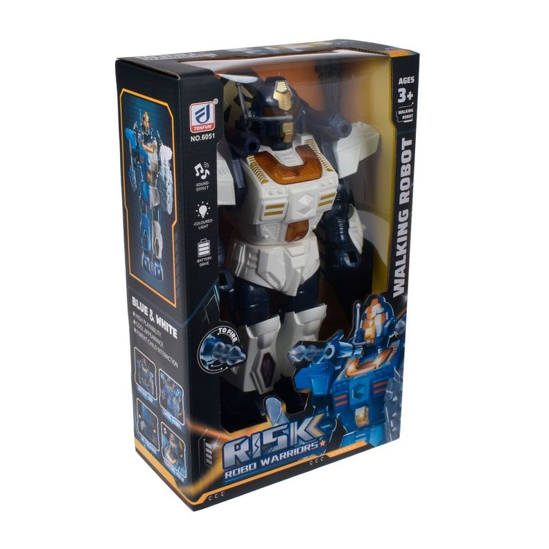ROBOT QUE CAMINA CON LUCES Y SONIDO - BLANCO-2
