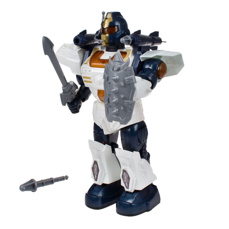 ROBOT QUE CAMINA CON LUCES Y SONIDO - BLANCO-4