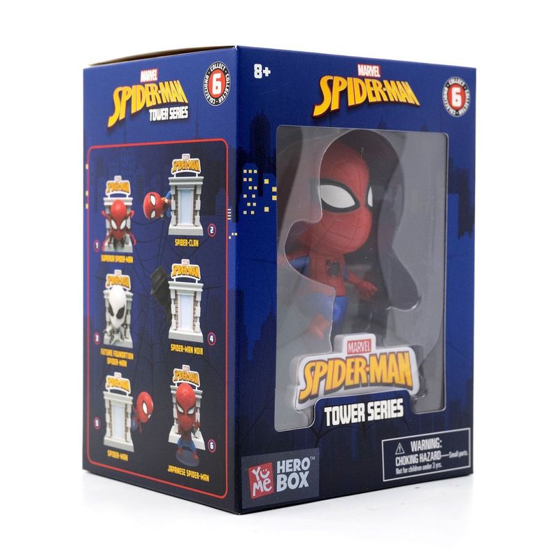 FIGURA SPIDERMAN 8 CMS CON ESCENARIO EDIFICIO - SPIDER - MAN-1