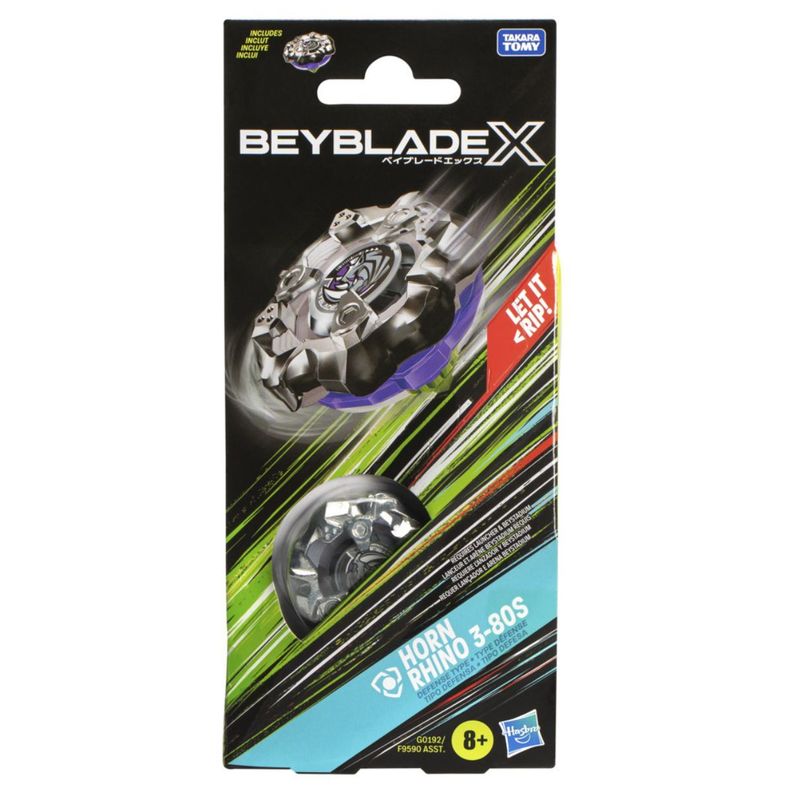 BEYBLADE X BOOSTER SINGLE TOP AST - HORN RHINO 3-80S-2